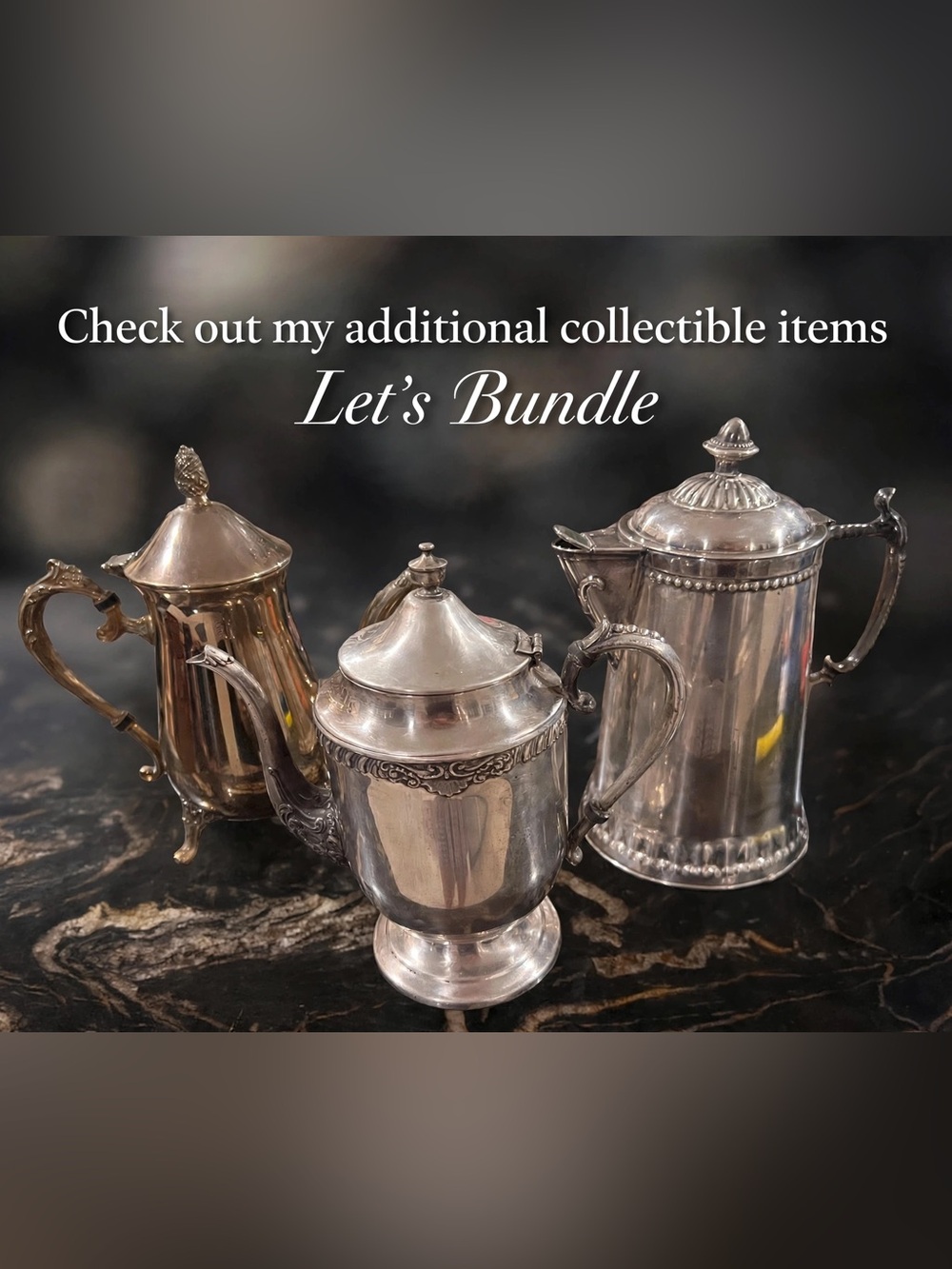 Oneida Silver Tone Three-Piece Coffee & Tea Set